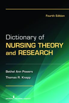 Dictionary of Nursing Theory and Research image