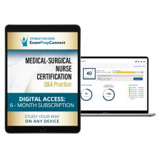 Medical-Surgical Nurse Certification Q&A Practice (Digital Access: 6-Month Subscription) image
