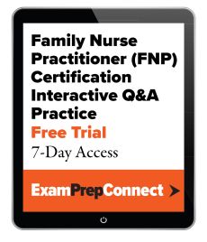 Family Nurse Practitioner (FNP) Certification Interactive Q&A Practice (Digital Access: 7-Day Free Trial) image
