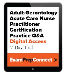 Adult-Gerontology Acute Care Nurse Practitioner Certification Practice Q&A (Digital Access: 7-Day Free Trial) image