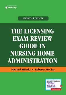 The Licensing Exam Review Guide in Nursing Home Administration image