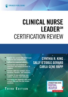 Clinical Nurse Leader Certification Review, Third Edition image