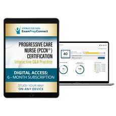 Progressive Care Nurse (PCCN®) Certification Interactive Q&A Practice (Digital Access: 6-Month Subscription) image