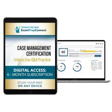 Case Management Certification Interactive Q&A Practice (Digital Access: 6-Month Subscription) image